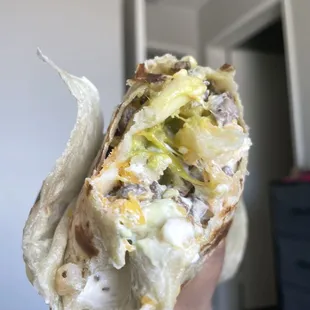 Perfectly made California Burrito