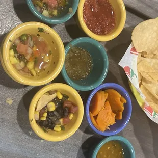Love the salsa bar