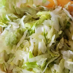 Shredded chicken salad