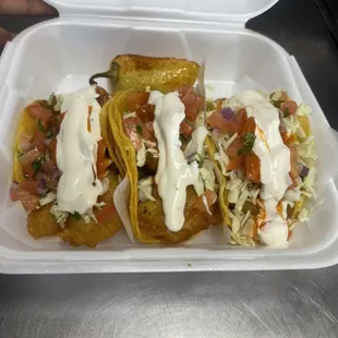 Taco Tuesday $1.75 fish tacos !