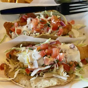 $2.99 each fish taco. Delish!!