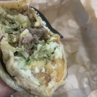 Inside California Burrito