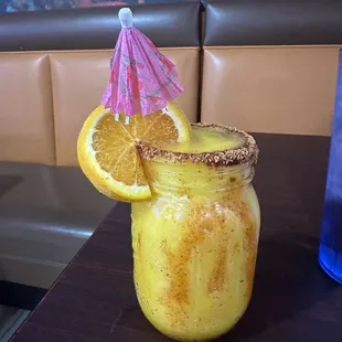 Chili mango margarita