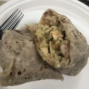 Al Pastor burrito. No rice. Pretty good, and the ladies there are always awesome!