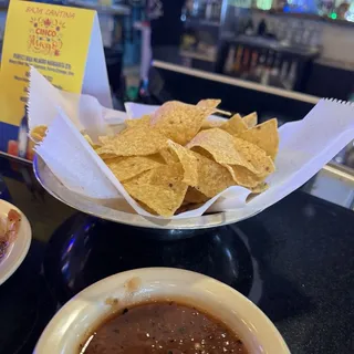 Chips and homemade salsa