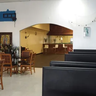 A more sedately decorated inner room.