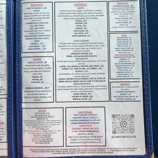 Temporary Menu