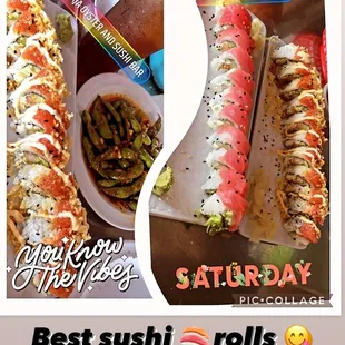 Pacifico rolls n rock n Rolls ! Must order d Rock n rolls sushi !!!!!