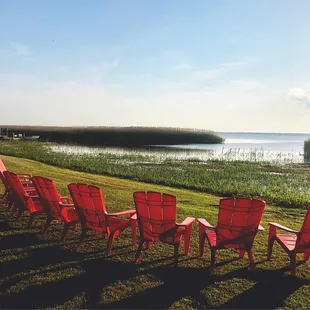 Seating for you to watch their amazing sunsets