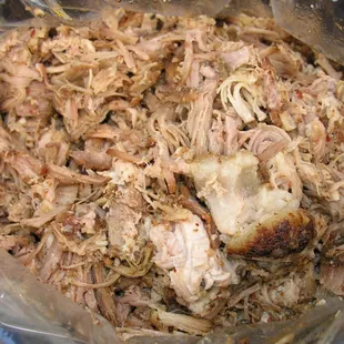 Juicy, freshly made Carnitas &apos;local&apos; Pork, shredded and ready to roll!