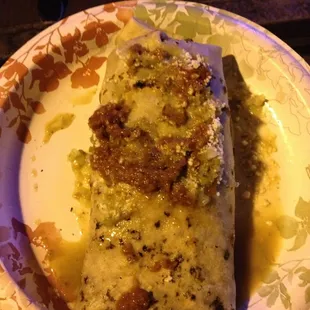 Chile Verde Pork Burrito