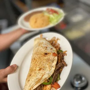 Fajita quesadilla