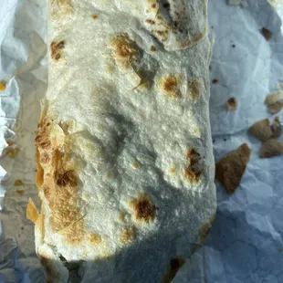 Overcooked tortilla...