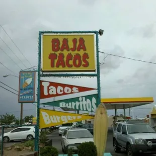 outside, tacos