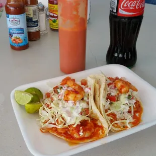 Camarones enchilados. Can you say &quot;spiiiiicy&quot;!