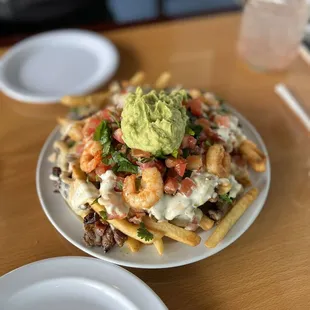 Surf and Turf Fries happy hour