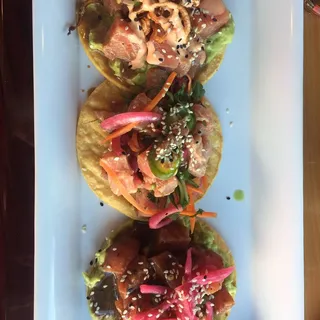 Baja Tour Tostadas (Ahi Tuna Tostadas)