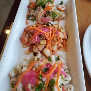 Ceviche Sampler