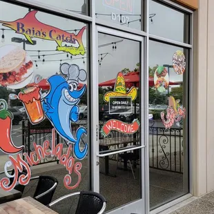 the outside of the restaurant