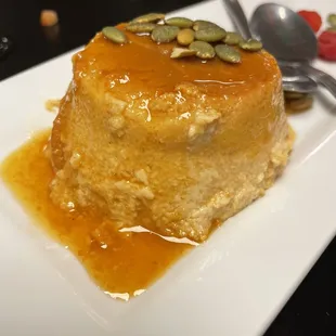 Seasonal Pumpkin flan