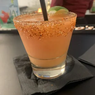 Guava margarita at Bajio restaurant