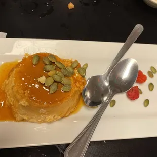 Pumpkin flan