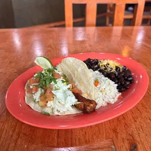 Our new Friday specials! The fish taco. Come on in and try it.