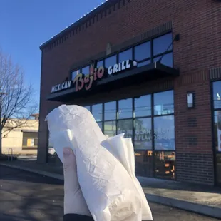 Chorizo Breakfast Burrito - to-go!