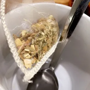 The type of tea bag is just authentic not the cheap ones.