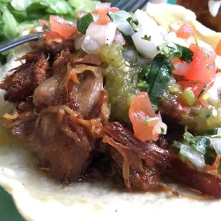 Smoked Pork Carnitas Taco