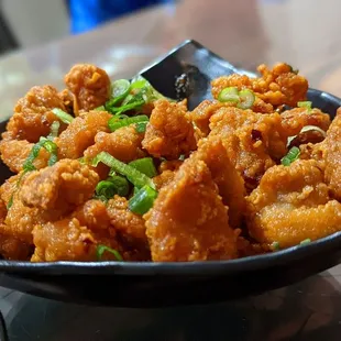 a bowl of fried food