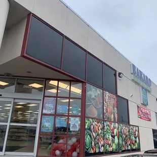 the outside of the store
