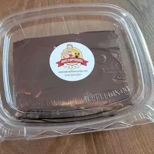 Giant wonderful buckeye brownie!