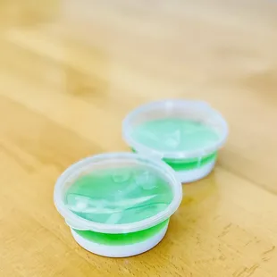 Coconut Pandan Jello