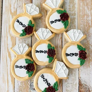 a dozen decorated cookies