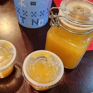 Hot sauce that's not too hot but delicious.