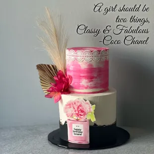 Classy girl cake