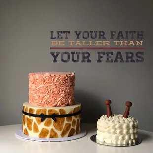Giraffe Cake and Smash Cake
