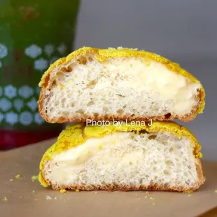 Pineapple Milk Bun ($5) - tasty! Milk bread is very fluffy