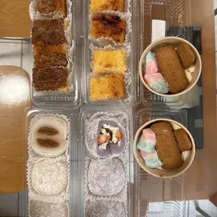 The haul: kulolo butter mochi &amp; stuffed mochi, lilikoi butter mochi &amp; strawberry cheesecake stuffed