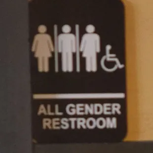 All gender restroom