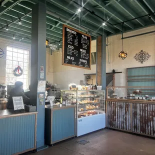 Santa Fe Baked and Brew counter. I wanted one of EVERYTHING!!