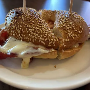 The Mike - bacon, tomato, cream cheese &amp; havarti