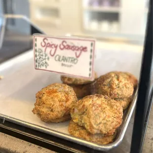 Spicy Sausage Biscuits