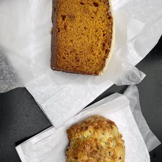 Pumpkin Ginger Bread Slice