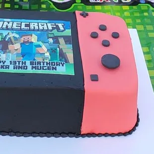 Nintendo Switch birthday cake