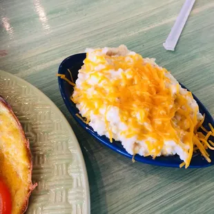 Side of grits with cheese