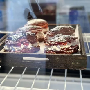pastries on display