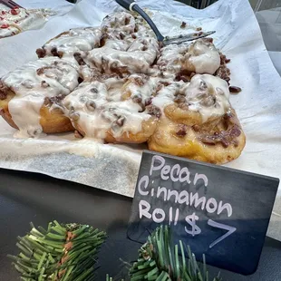 a variety of pastries