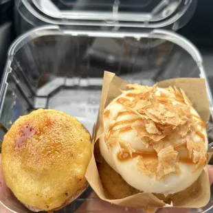 Yeema creme brulee and turon